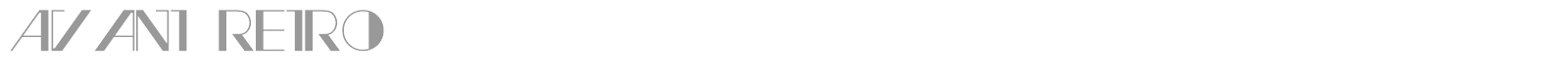 Avant Retro font preview